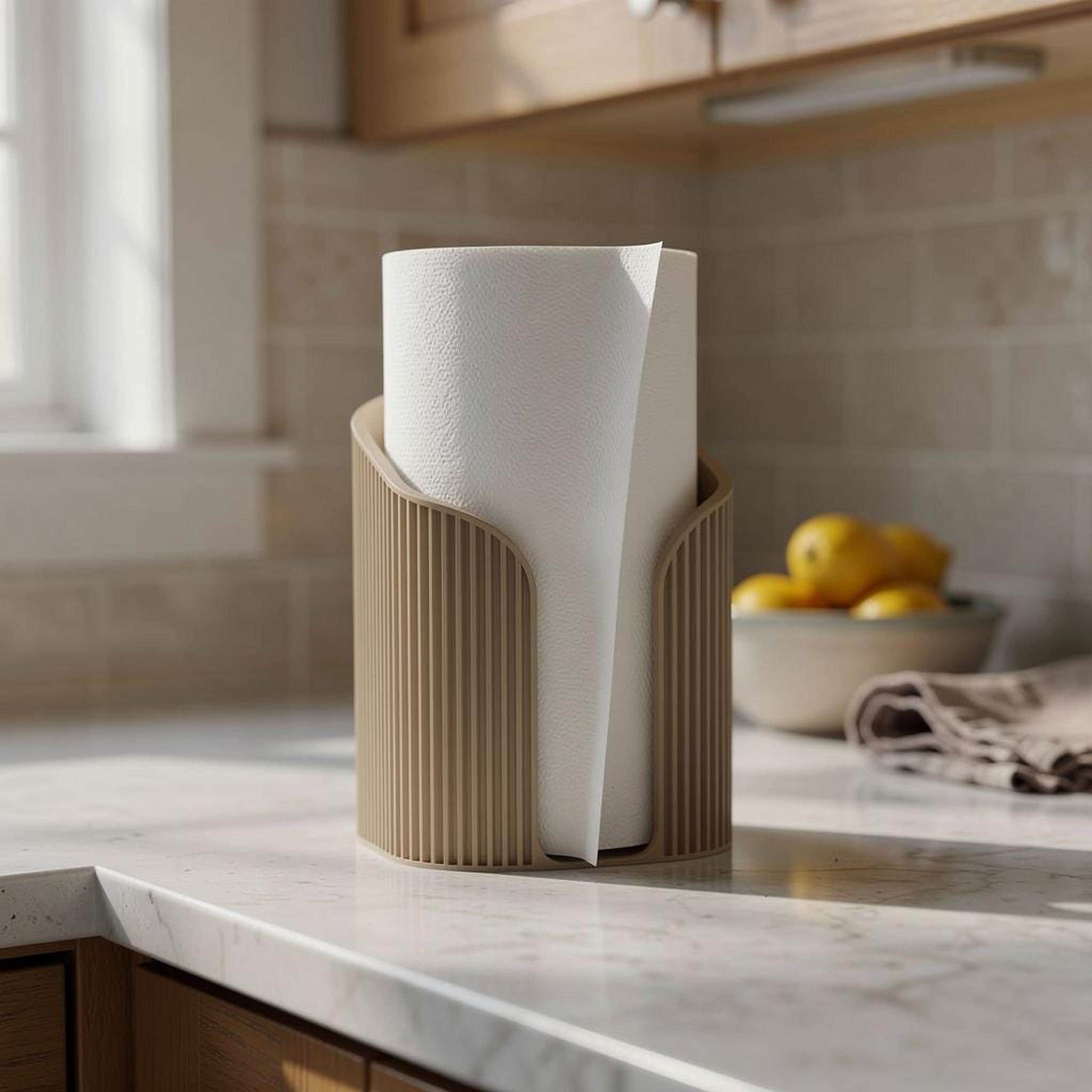 Modern Ribbed Paper Towel Holder – photo 10